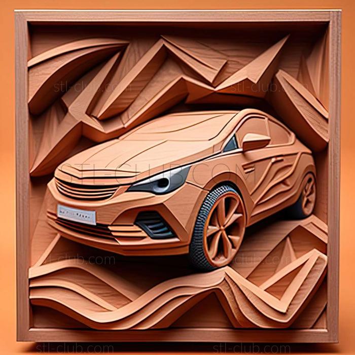 3D model Opel Astra K (STL)
